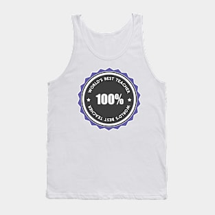 World's Best Teacher Tank Top